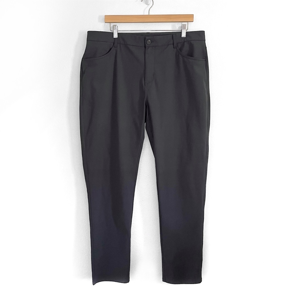 Vuori Meta Pant Athletic Slim Trouser Charcoal Grey 38 x 31